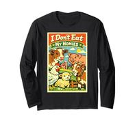 Je ne Mange Pas Mon défenseur végétarien végétalien des Animaux Manche Longue