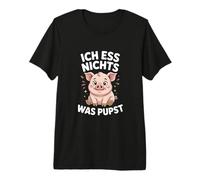 Je ne Mange Rien de ce Qui Souffle Cochon drôle T-Shirt Haut de Gamme