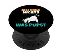 Je ne Mange Rien Qui pète Les végétaliens et Les végétariens PopSockets PopGrip Adhésif
