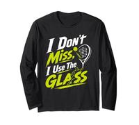 Je ne Manque Pas Padel Game Player Padel Ball Lover Padel Sport Manche Longue