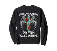 Je ne Marche Pas Seule Ma mère Marche avec Moi, Perte de mémoire Sweatshirt