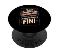 Je Ne M'arrête Pas Quand Je Suis Fatigué PopSockets PopGrip Adhésif