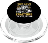 Je ne m'arrête Pas Toujours pour Regarder Les tracteurs Oh attends, Oui, Je Le Fais PopSockets PopGrip pour MagSafe