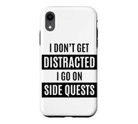 Je ne me Laisse Pas distraire, Je Fais des quêtes Secondaires Funny TDAH Coque pour iPhone XR