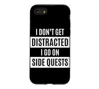 Je ne me Laisse Pas distraire, Je Fais des quêtes Secondaires Un Mois Amusant sur Le TDAH Coque pour iPhone SE (2020) / 7/8