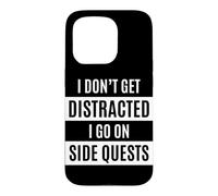 Je ne me Laisse Pas distraire, Je Fais des quêtes Secondaires Un Mois Amusant sur Le TDAH Coque pour iPhone 15 Pro