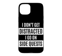 Je ne me Laisse Pas distraire, Je Fais des quêtes Secondaires Un Mois Amusant sur Le TDAH Coque pour iPhone 15 Plus