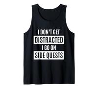 Je ne me Laisse Pas distraire, Je Fais des quêtes Secondaires Un Mois Amusant sur Le TDAH Débardeur