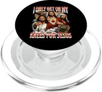 Je ne me Mets à Genoux Que pour Jésus - La Foi chrétienne de Pâques PopSockets PopGrip pour MagSafe