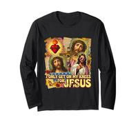 Je ne me Mets à Genoux Que pour la drôle de Foi de Jésus Manche Longue