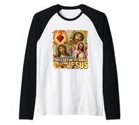 Je ne me Mets à Genoux Que pour la drôle de Foi de Jésus Manche Raglan