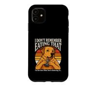 Je ne me Souviens Pas Avoir mangé sans en être sûre Coque pour iPhone 11