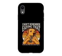 Je ne me Souviens Pas Avoir mangé sans en être sûre Coque pour iPhone XR