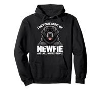 Je ne m'intéresse qu'à Mon Nouveau passionné de Chiens de Terre-Neuve Sweat à Capuche