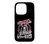 Je ne Monte Pas Mon Propre vélo mais Je Monte Mon Propre Motard Coque pour iPhone 14 Pro