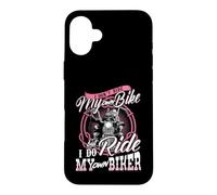 Je ne Monte Pas Mon Propre vélo mais Je Monte Mon Propre Motard Coque pour iPhone 16 Plus