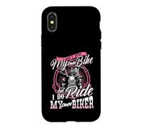 Je ne Monte Pas Mon Propre vélo mais Je Monte Mon Propre Motard Coque pour iPhone X/XS