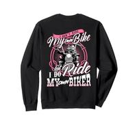 Je ne Monte Pas Mon Propre vélo mais Je Monte Mon Propre Motard Sweatshirt
