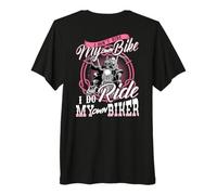 Je ne Monte Pas Mon Propre vélo mais Je Monte Mon Propre Motard T-Shirt Haut de Gamme
