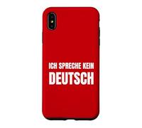 Je ne Parle Pas Allemand ! Funny Germany Coque pour iPhone XS Max