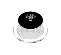 Je ne Parle qu'à Mon Anole Aujourd'hui, drôle de propriétaire d'un Anole lézard PopSockets PopGrip pour MagSafe