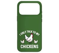 Je ne Parle qu'à Mon élevage de Poulets, Fermier, Ferme, Jardin, Mignon Coque pour iPhone 17 Pro Max