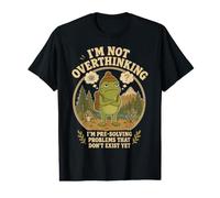Je ne Pense Pas trop Que Je suis en Train de pré-résoudre Un problème Doodle Frog T-Shirt Graphique avec Valeur