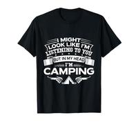 Je ne Pense qu'au Camping : Une Aventure Amusante en Plein air T-Shirt