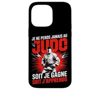 Je Ne Perds Jamais Au Judo Soit Je Gagne Soit Japprends Coque pour iPhone 14 Pro Max