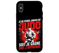 Je Ne Perds Jamais Au Judo Soit Je Gagne Soit Japprends Coque pour iPhone X/XS