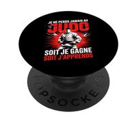 Je Ne Perds Jamais Au Judo Soit Je Gagne Soit Japprends PopSockets PopGrip Adhésif