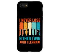 Je ne perds jamais, Soit Je gagne, Soit j'apprends Un drôle d'amateur d'échecs Coque pour iPhone SE (2020) / 7/8