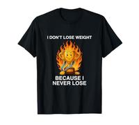 Je ne perds Pas de Poids Funny Unhinged Gen Z Meme Raunchy Satire T-Shirt