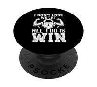 Je ne perds Pas de Poids, Je ne Fais Que Gagner PopSockets PopGrip Adhésif