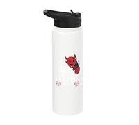 Je ne peux pas aller en enfer. Satan a une ordonnance restrictive contre moi Stainless Steel Insulated Water Bottle