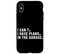 Je ne Peux Pas Avoir de projets dans Le Garage Car Mechanic Car Guy Coque pour iPhone X/XS