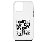 Je ne Peux Pas Avoir d'enfants Mes Chats sont allergiques et Aiment Les Chats drôles Coque pour iPhone 12 Mini