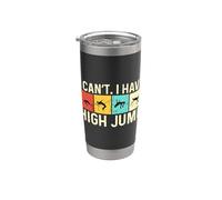 Je ne peux pas avoir un athlète de saut en hauteur Retro Vault Gobelet isotherme en acier inoxydable double paroi