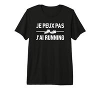 Je ne Peux Pas Courir Running Runner Drôle T-Shirt Haut de Gamme