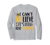 Je ne Peux Pas Croire Que Cela Fait 100 Jours Que Funny Bee Teacher School Manche Longue