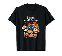 Je ne Peux Pas Devenir Adulte Aujourd'hui, Je lis Un Amateur de Livres, Cozy Graphic T-Shirt