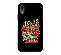 Je ne Peux Pas Expresso, Combien tu Veux dire Un Jeu de Mots au café Coque pour iPhone XR