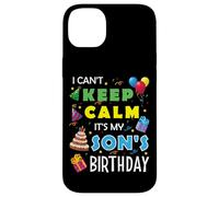 Je ne Peux Pas Garder Mon Calme, C'est l'anniversaire de Mon Fils, Une fête Amusante Coque pour iPhone 14 Plus