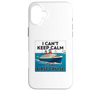 Je ne Peux Pas Garder Mon Calme, C'est ma première croisière Coque pour iPhone 16 Plus