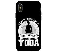 Je ne Peux Pas Garder Mon Calme Je plaisante Je Fais du Yoga Coque pour iPhone X/XS