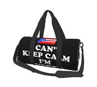 Je ne Peux Pas Garder Mon Calme Je suis portoricain Voyage Sac de Sport Grand Sac de Sport Multifonction Sac de Nuit pour Hommes Femmes