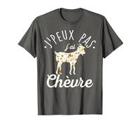 Je ne Peux Pas J'Ai Chèvre T-Shirt, Homme, Asphalte, L