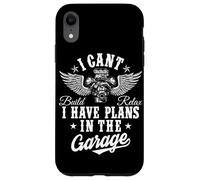 Je ne Peux Pas, J'Ai des projets dans Le Garage, mécanicien Automobile pour la fête des pères Coque pour iPhone XR