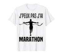 Je Ne Peux Pas J'ai Marathon Humour Jogging Course À Pieds T-Shirt