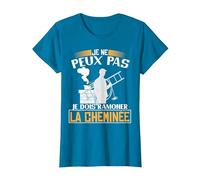 Je ne Peux Pas, Je Dois ramoner la cheminée | Ramoneur T-Shirt, Femme, Saphir, XXL